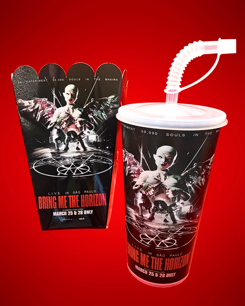 Bring Me The Horizon Popcorn Bucket and Drinks Cup